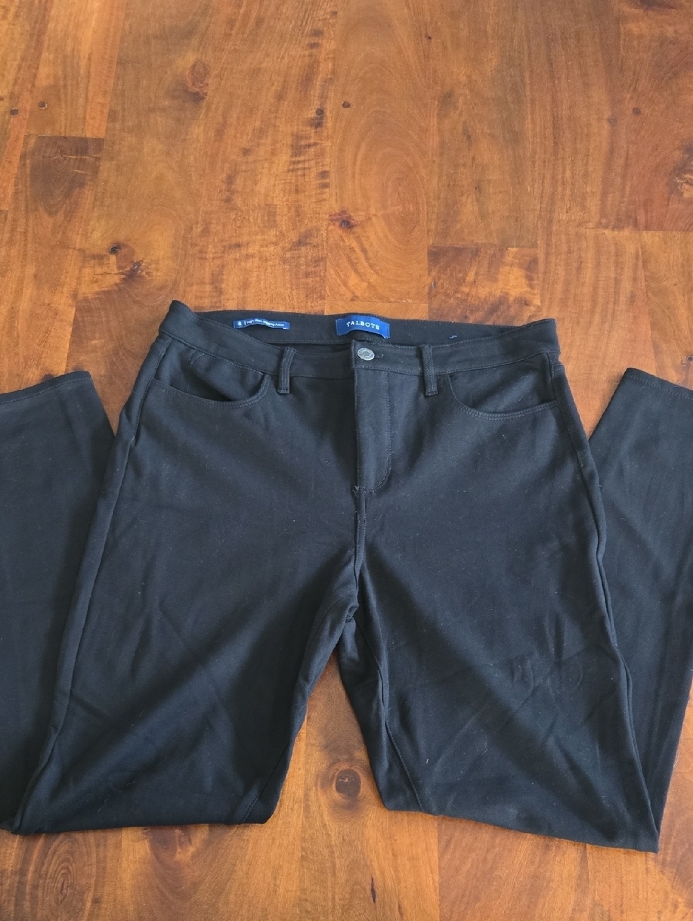 Talbots Black High-Rise Jegging Ankle Pants Black Size 8